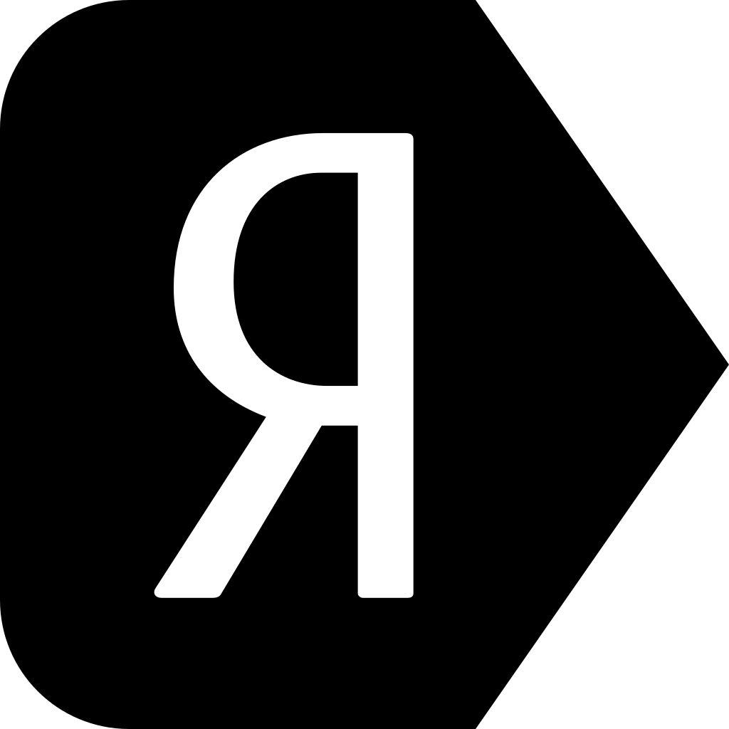 Yandex Rect Dark logo Yandex Rect Dark logo