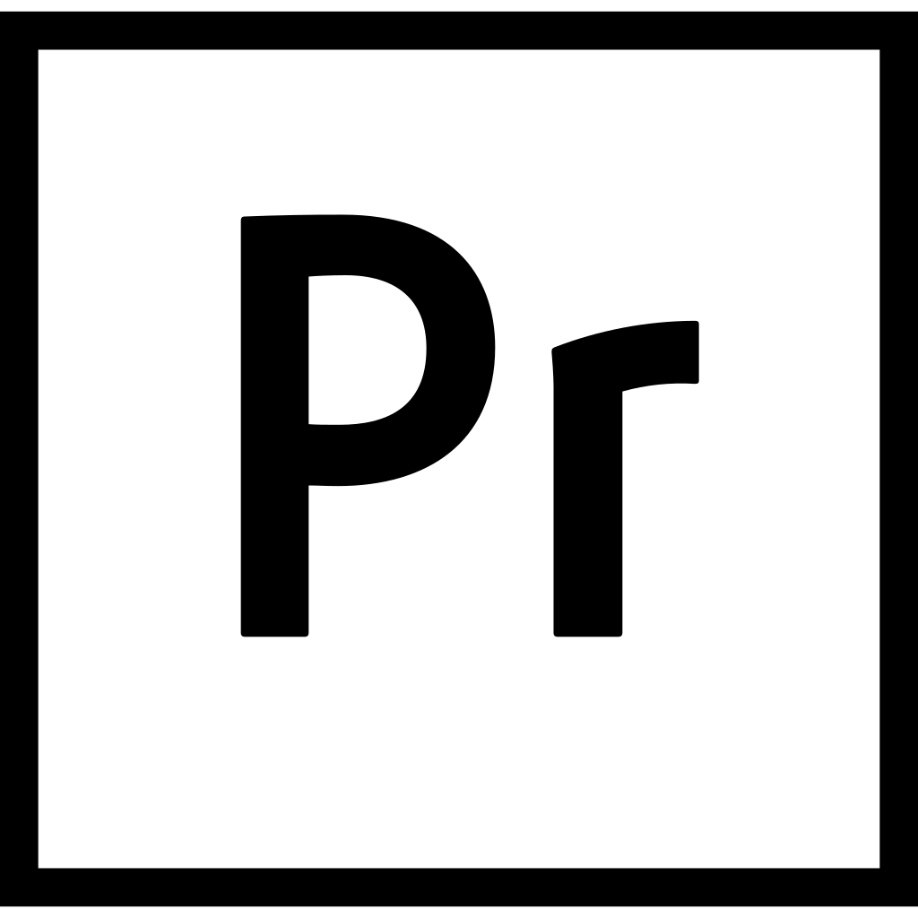 Adobe Premiere Dark logo Adobe Premiere Dark logo