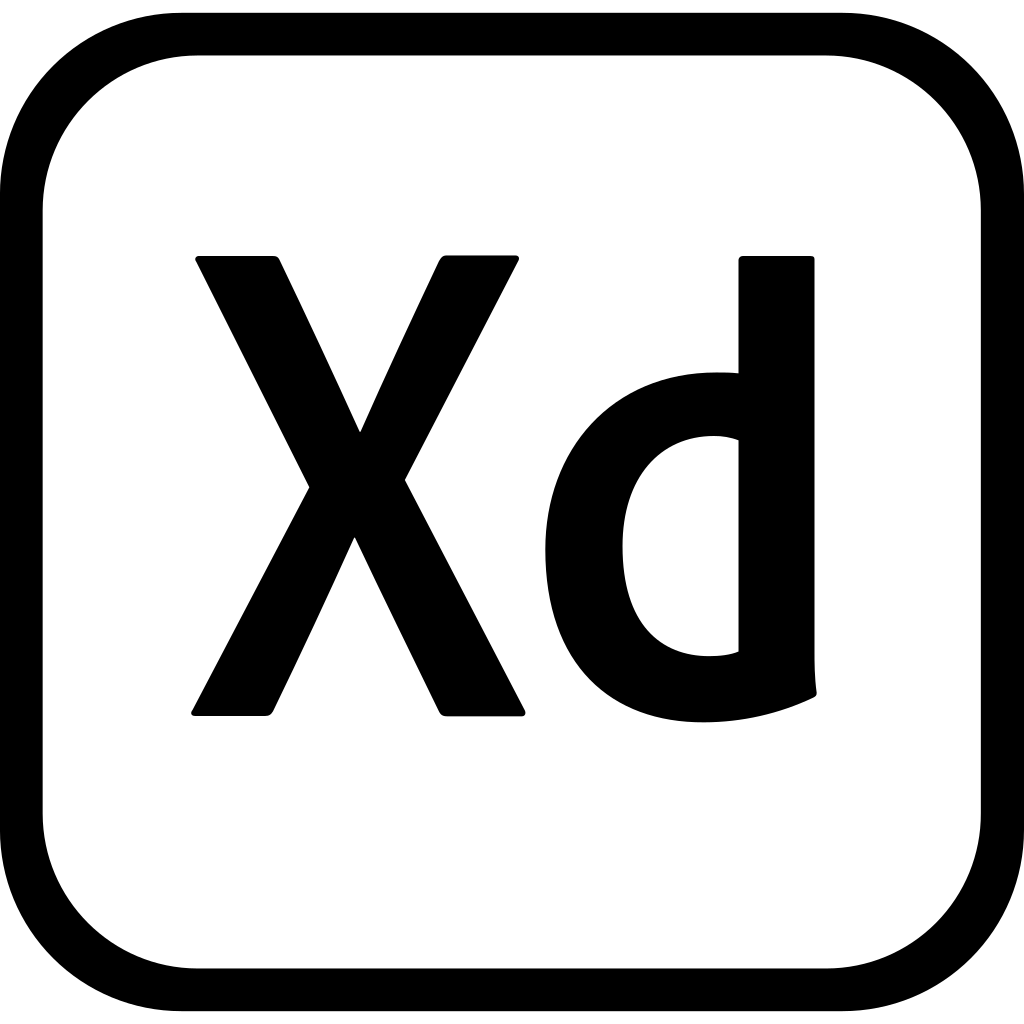 Adobe Xd Dark logo Adobe Xd Dark logo