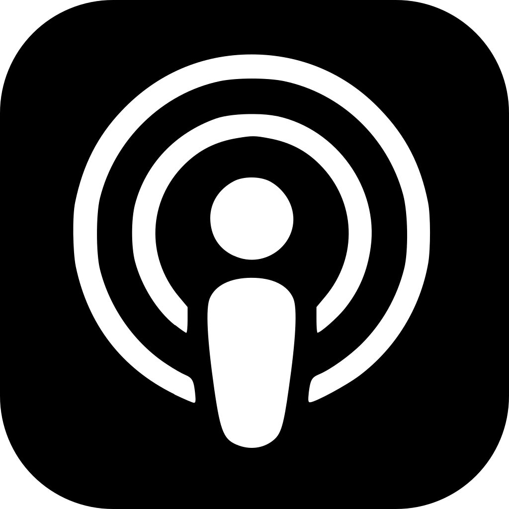Apple Podcasts Dark logo Apple Podcasts Dark logo