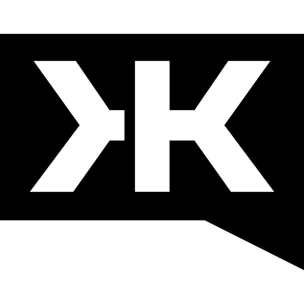 Klout Dark logo Klout Dark logo
