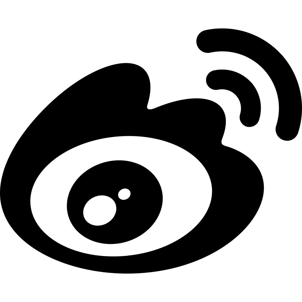 Sina Weibo Dark logo Sina Weibo Dark logo