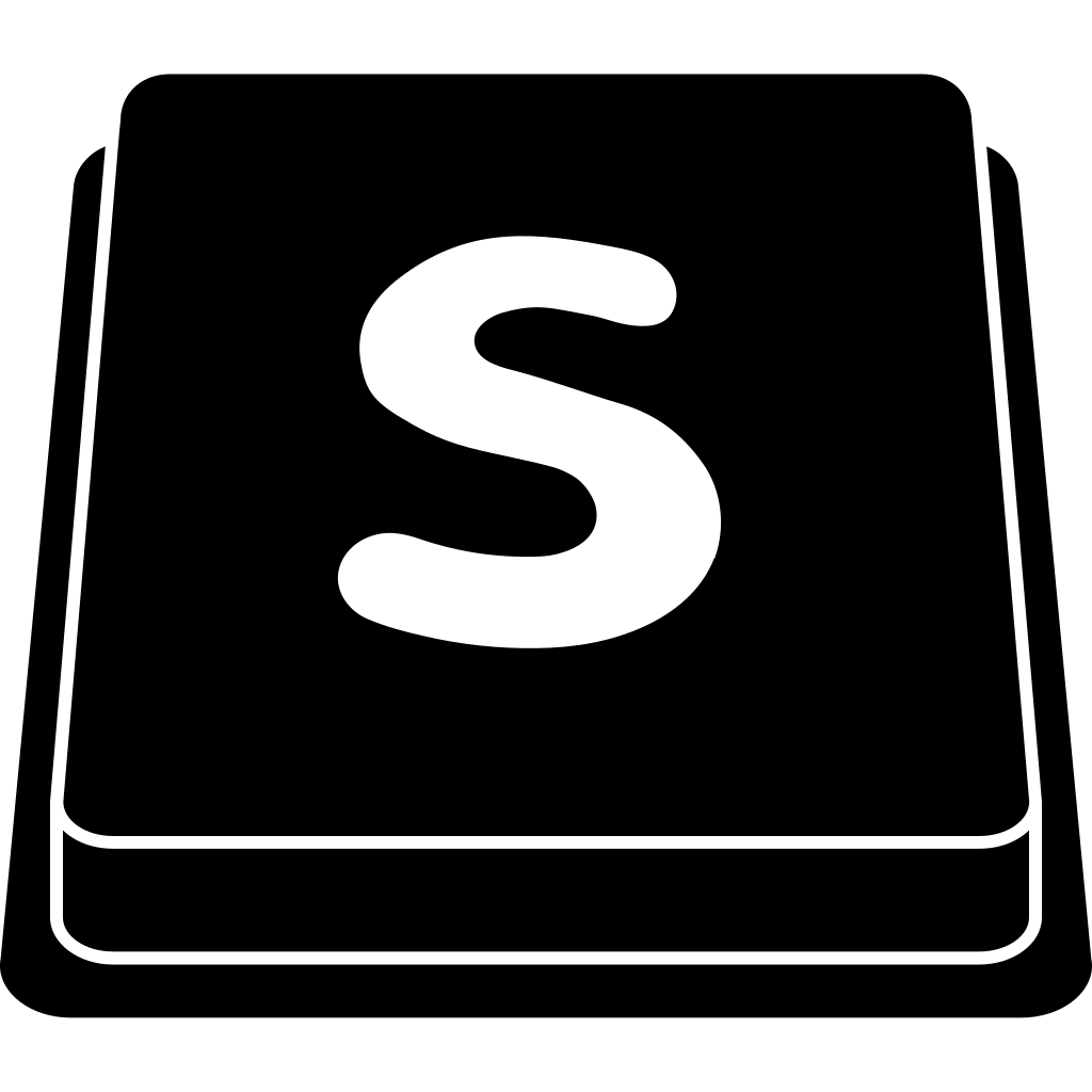 Sublime Text Dark logo Sublime Text Dark logo