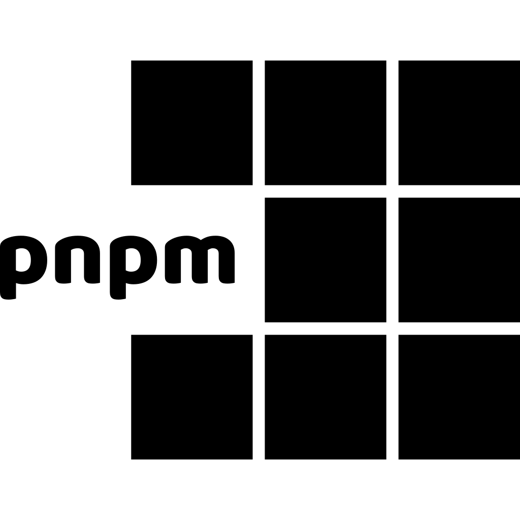 Pnpm Plain Wordmark logo