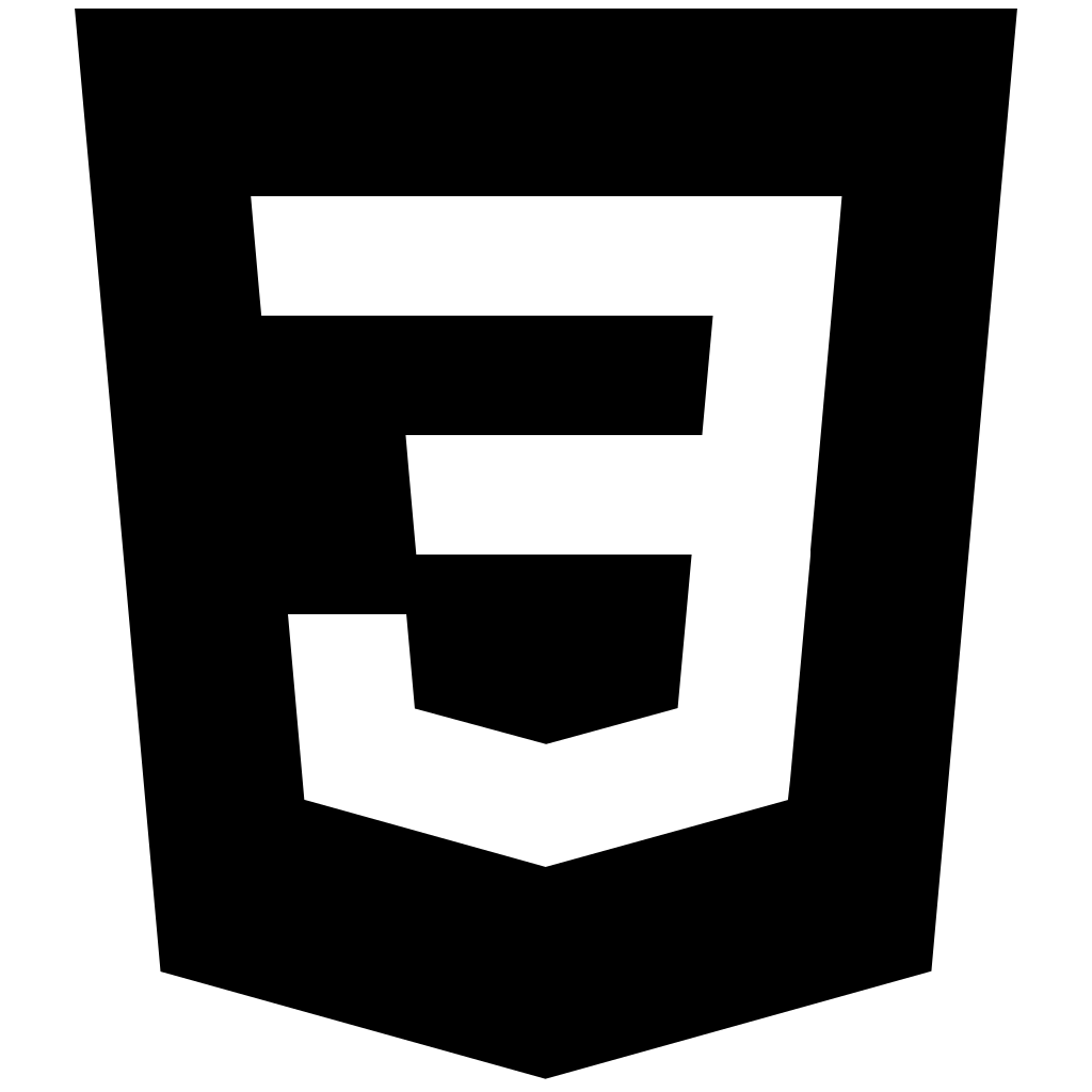 Css3 Plain logo Css3 Plain logo