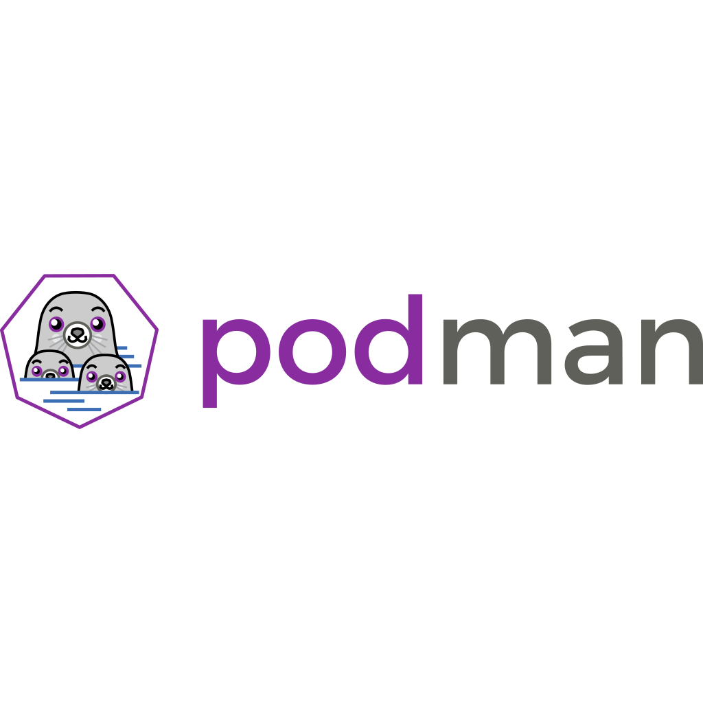 Podman Original Wordmark logo Podman Original Wordmark logo