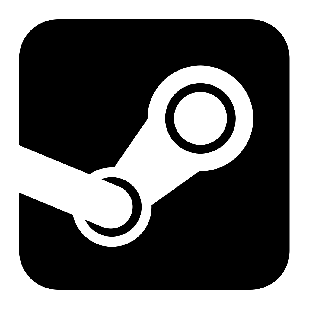 Steam Square Dark logo Steam Square Dark logo