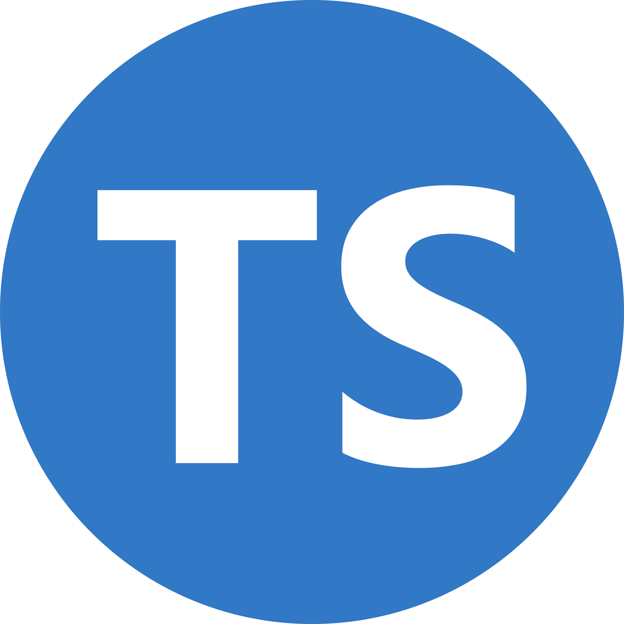 Typescript Icon Round logo