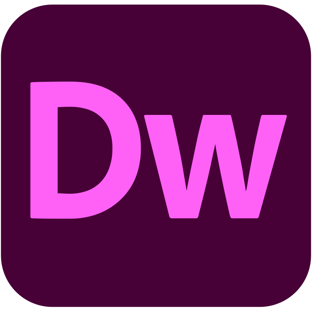 Adobe Dreamweaver logo Adobe Dreamweaver logo