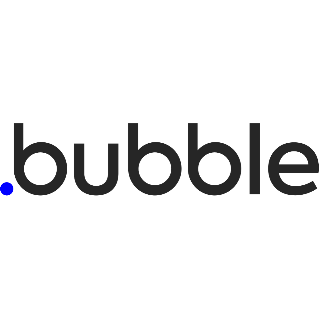 Bubble logo Bubble logo