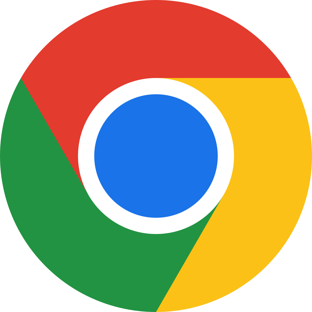 Chrome logo Chrome logo