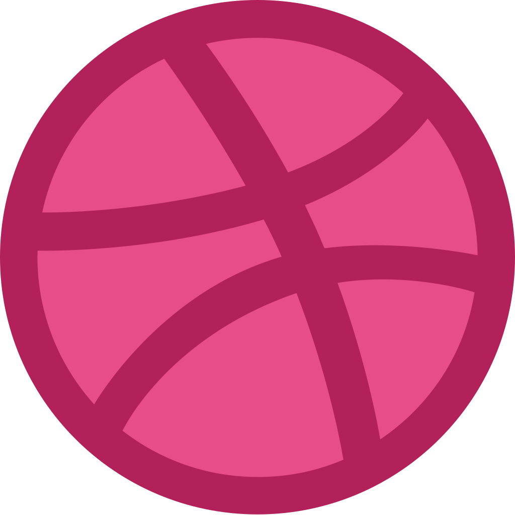 Dribbble Icon logo Dribbble Icon logo