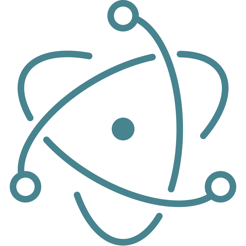 Electron logo Electron logo