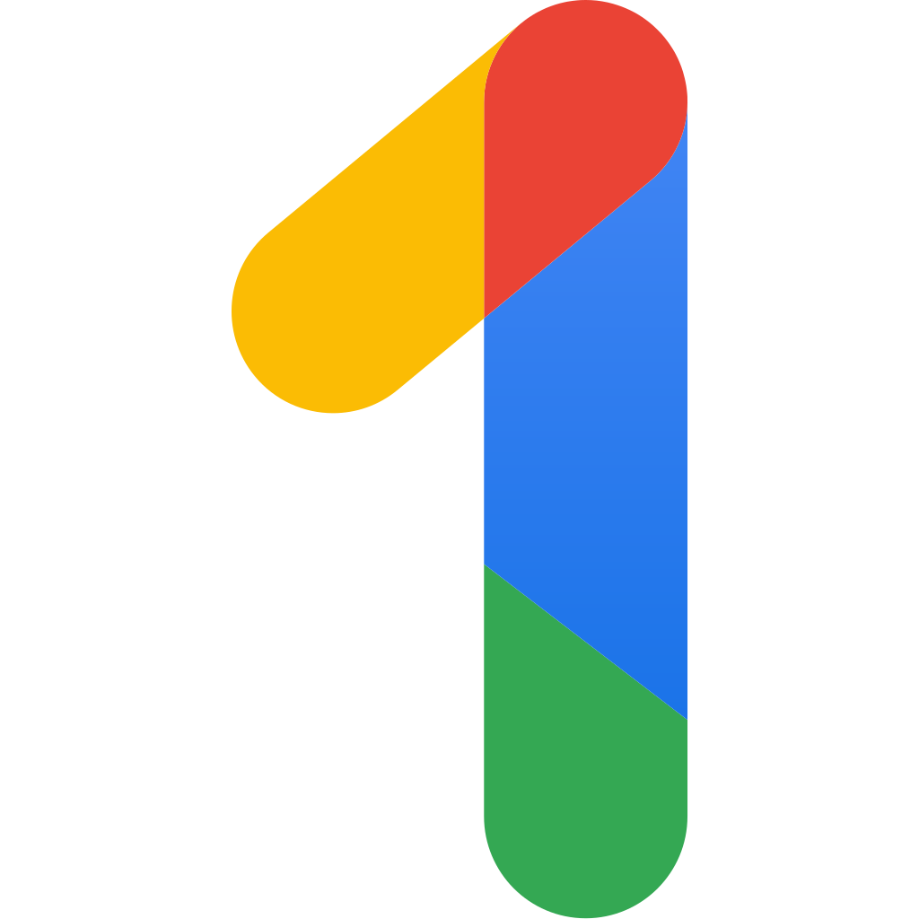 Google One logo Google One logo