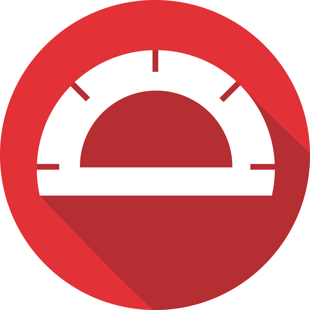 Protractor logo Protractor logo