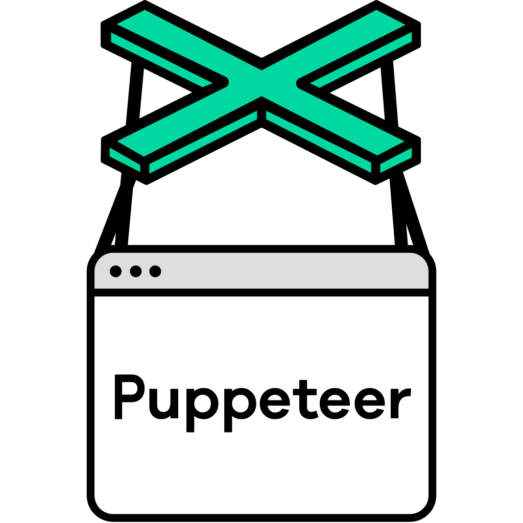 Puppeteer logo Puppeteer logo