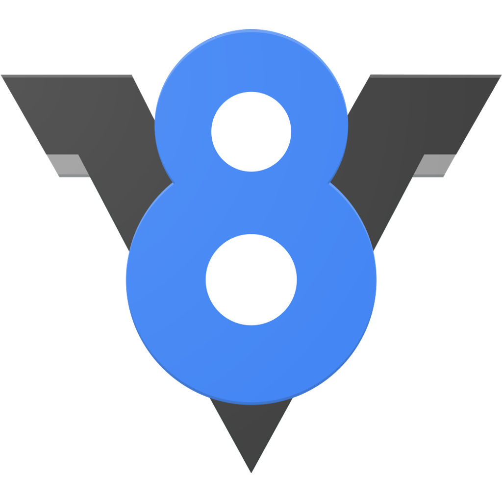 V8 logo V8 logo