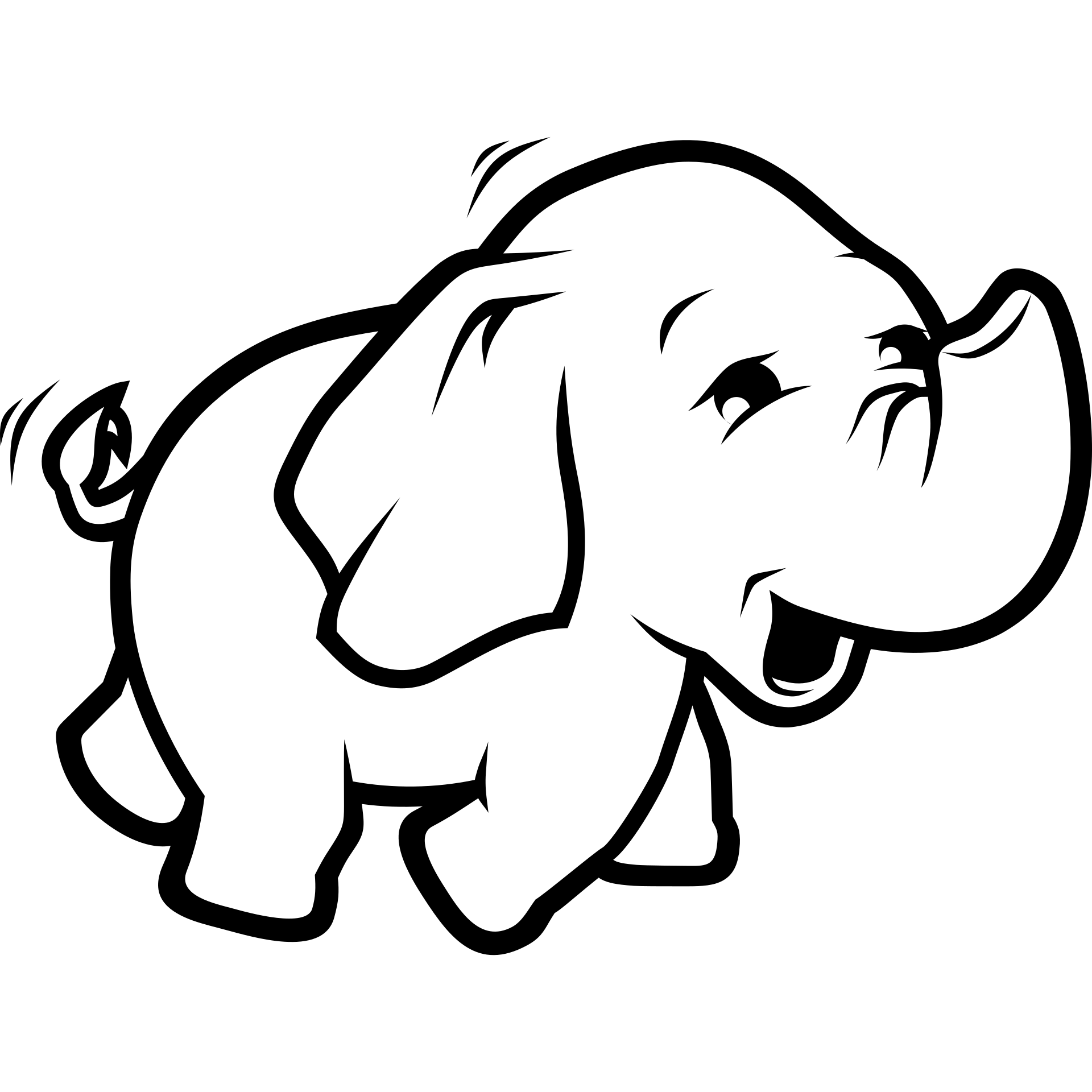 Apachehadoop Dark logo Apachehadoop Dark logo
