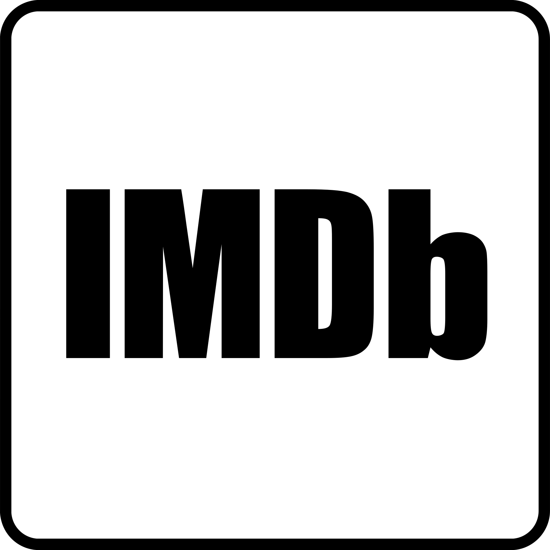 Imdb Dark logo Imdb Dark logo