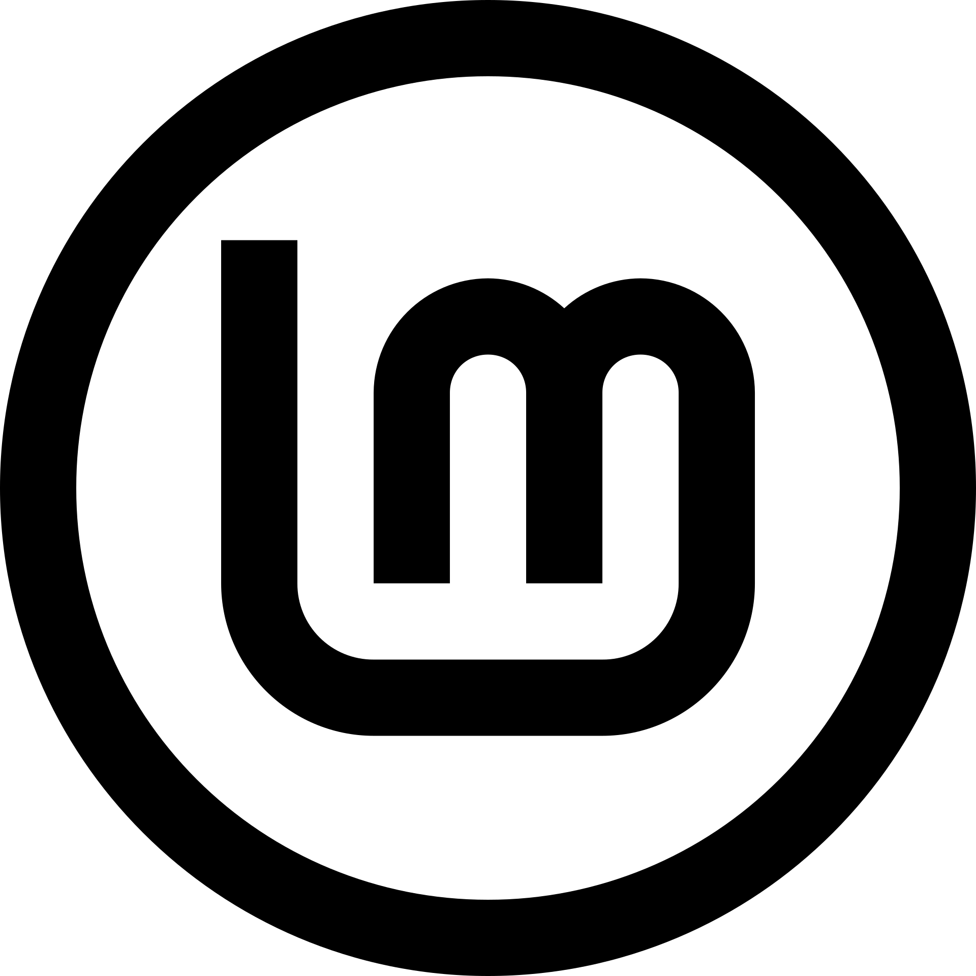 Linuxmint Dark logo