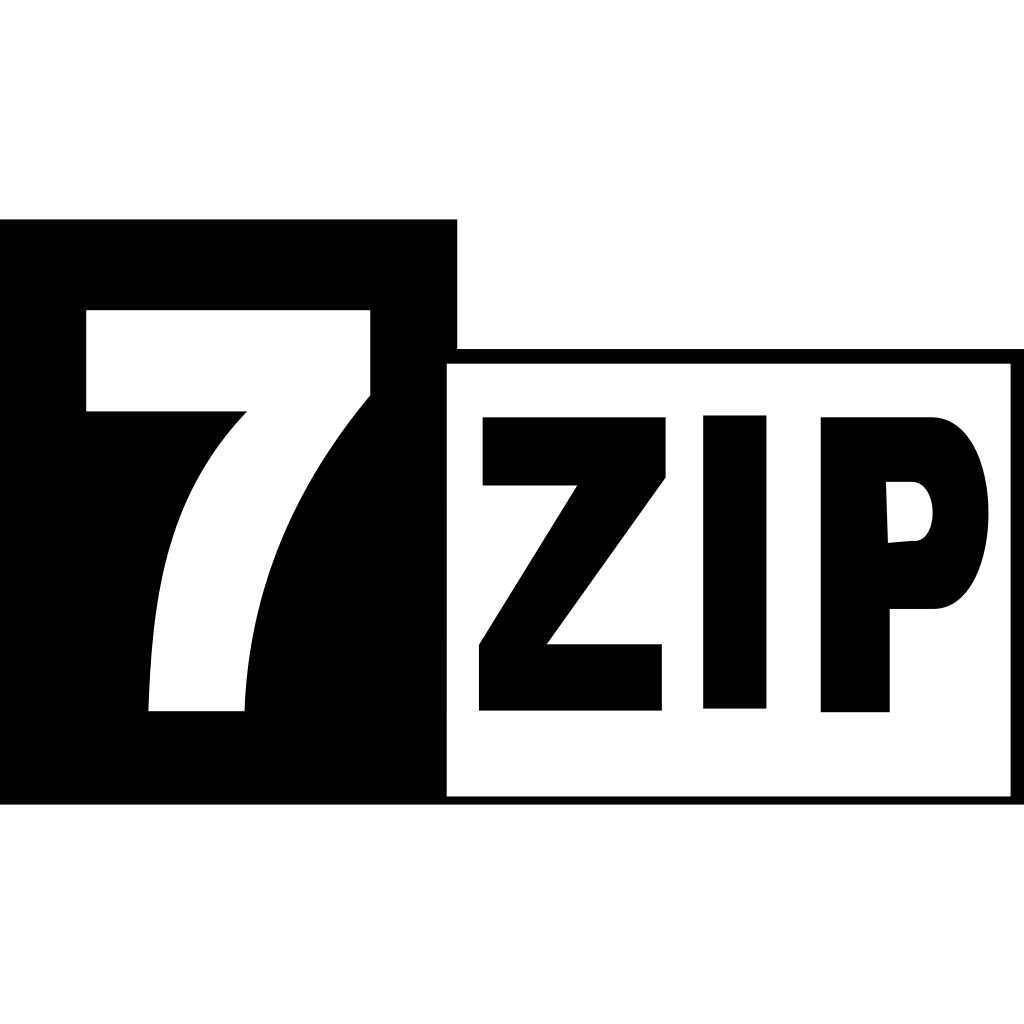 7zip Dark logo 7zip Dark logo