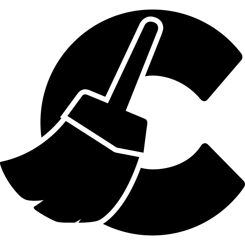 Ccleaner Dark logo Ccleaner Dark logo