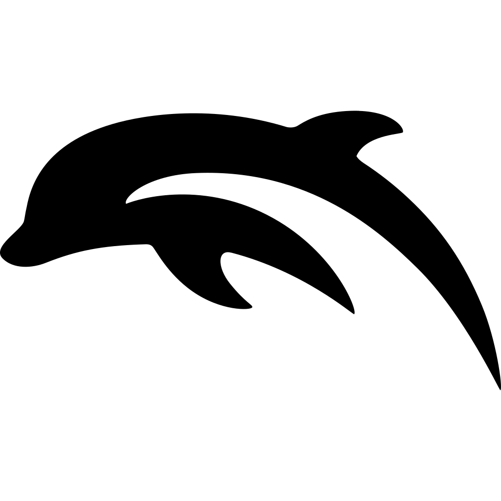 Dolphin Dark logo Dolphin Dark logo