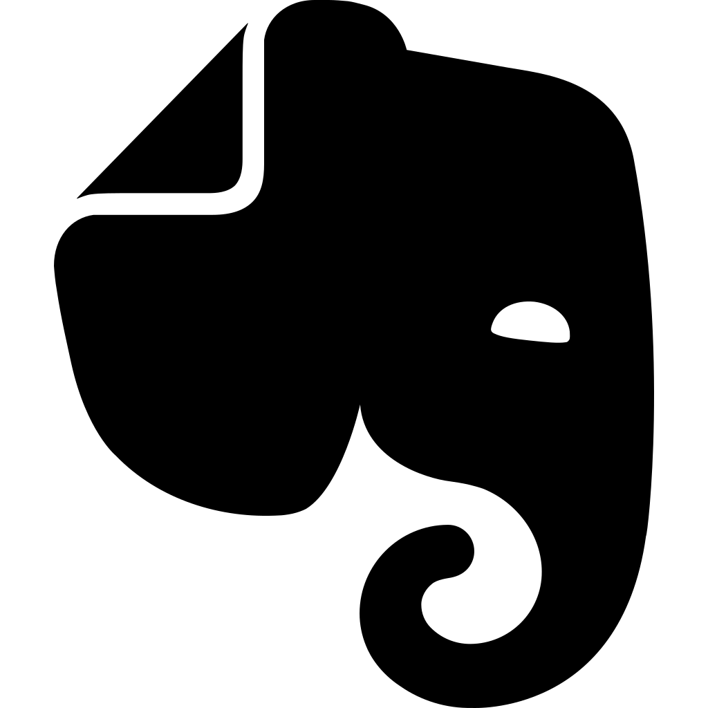 Evernote Dark logo Evernote Dark logo