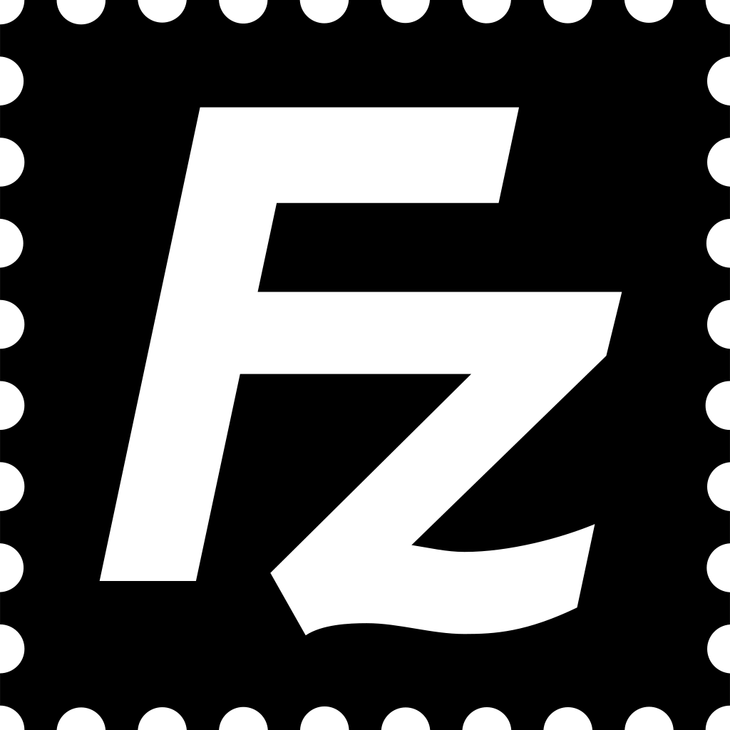 Filezilla Dark logo Filezilla Dark logo