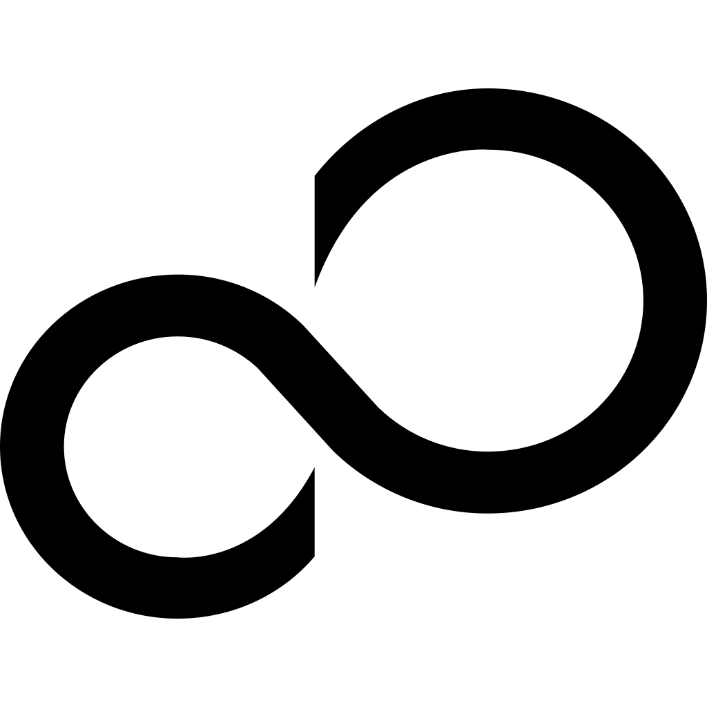 Fujitsu Dark logo Fujitsu Dark logo
