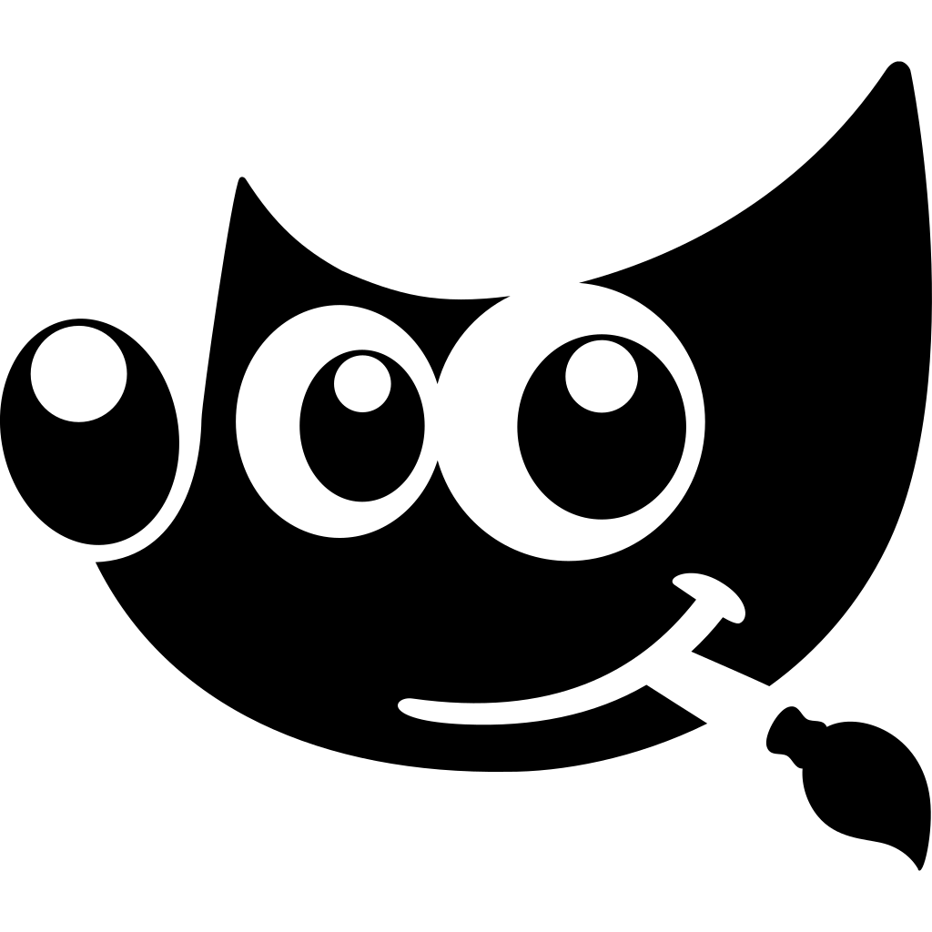 Gimp Dark logo Gimp Dark logo