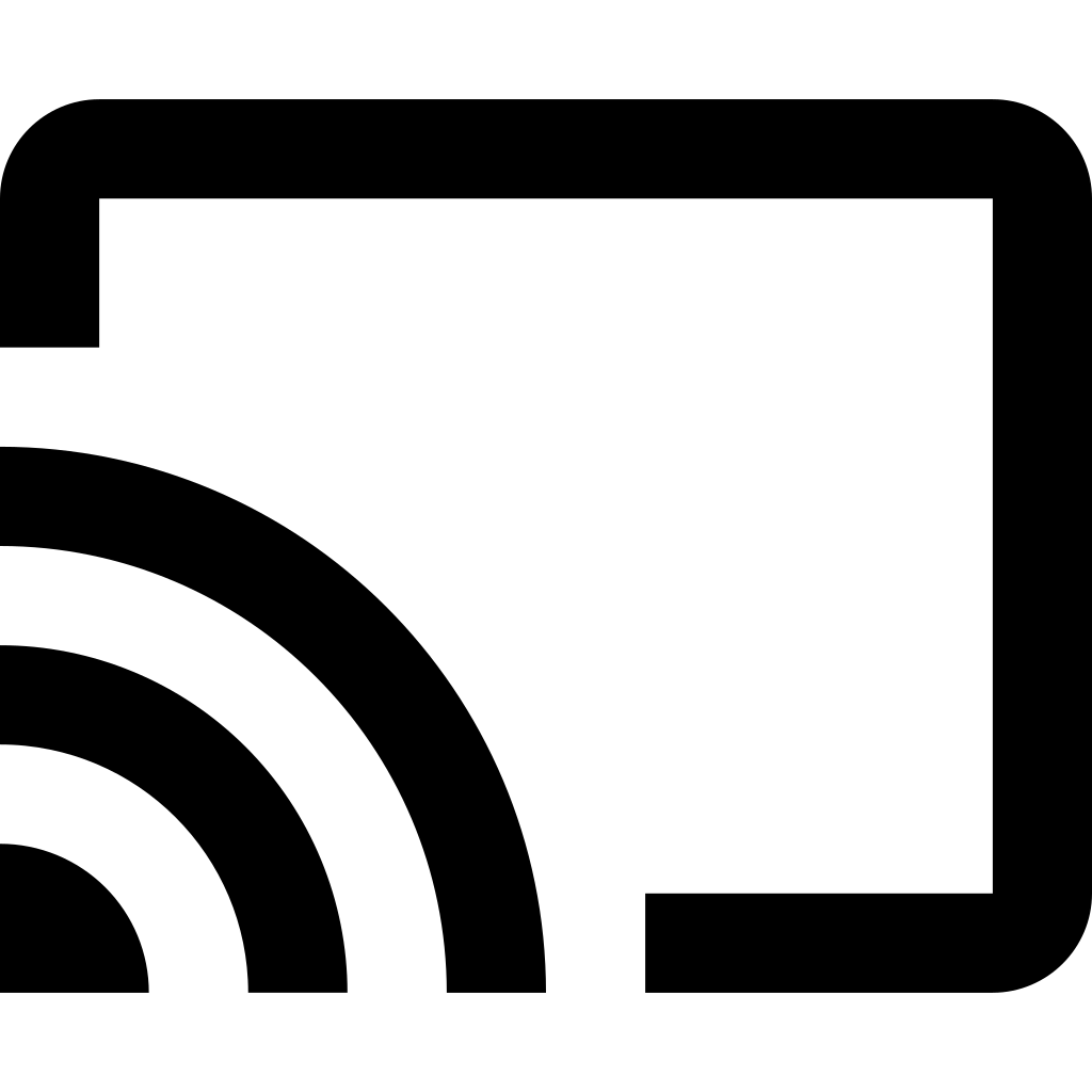 Googlecast Dark logo Googlecast Dark logo