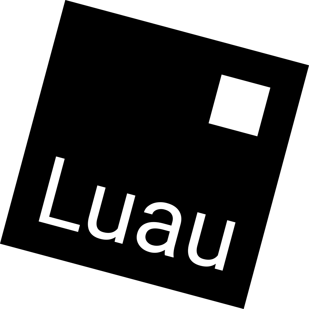 Luau Dark logo Luau Dark logo