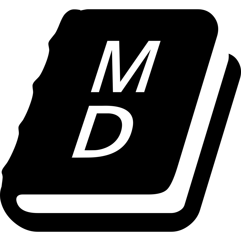 Mdbook Dark logo Mdbook Dark logo
