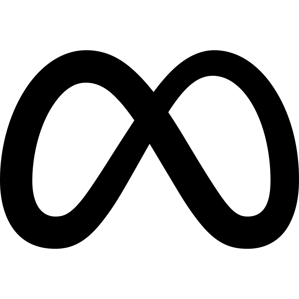 Meta Dark logo Meta Dark logo