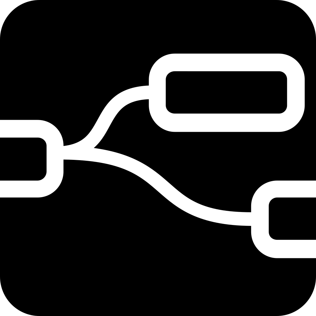 Nodered Dark logo Nodered Dark logo