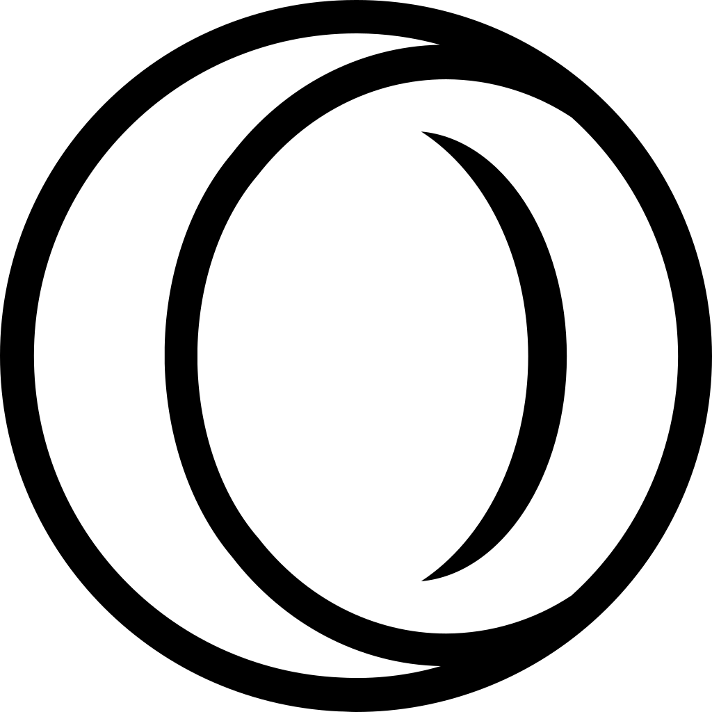 Operagx Dark logo Operagx Dark logo