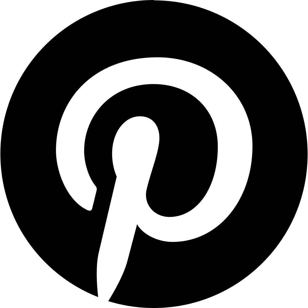 Pinterest Dark logo Pinterest Dark logo