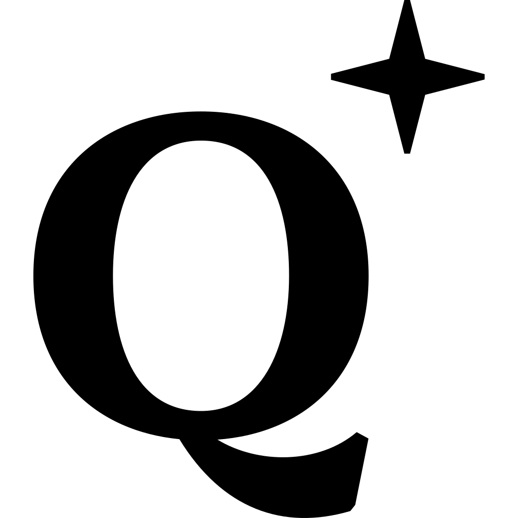 Qwant Dark logo Qwant Dark logo