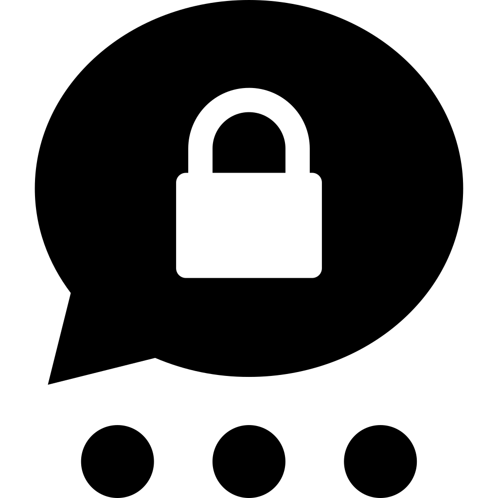 Threema Dark logo Threema Dark logo