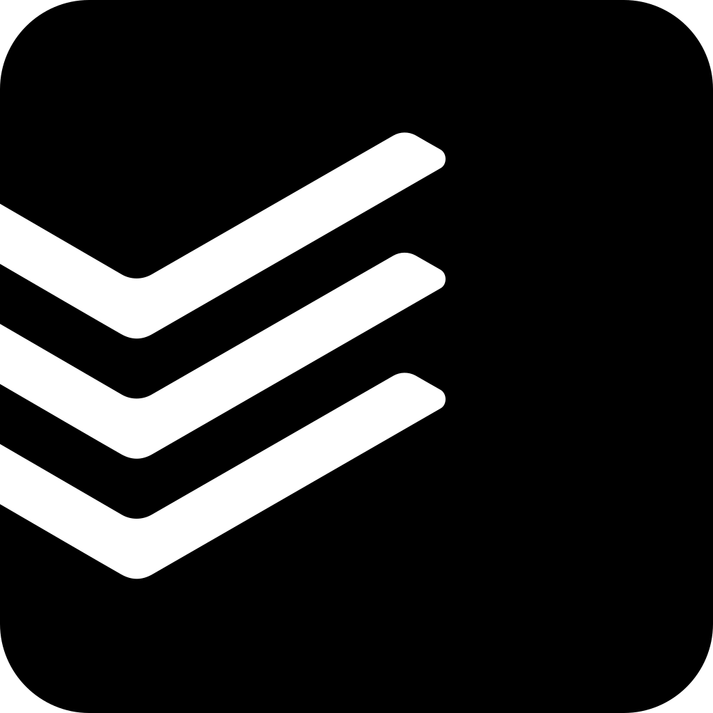 Todoist Dark logo Todoist Dark logo
