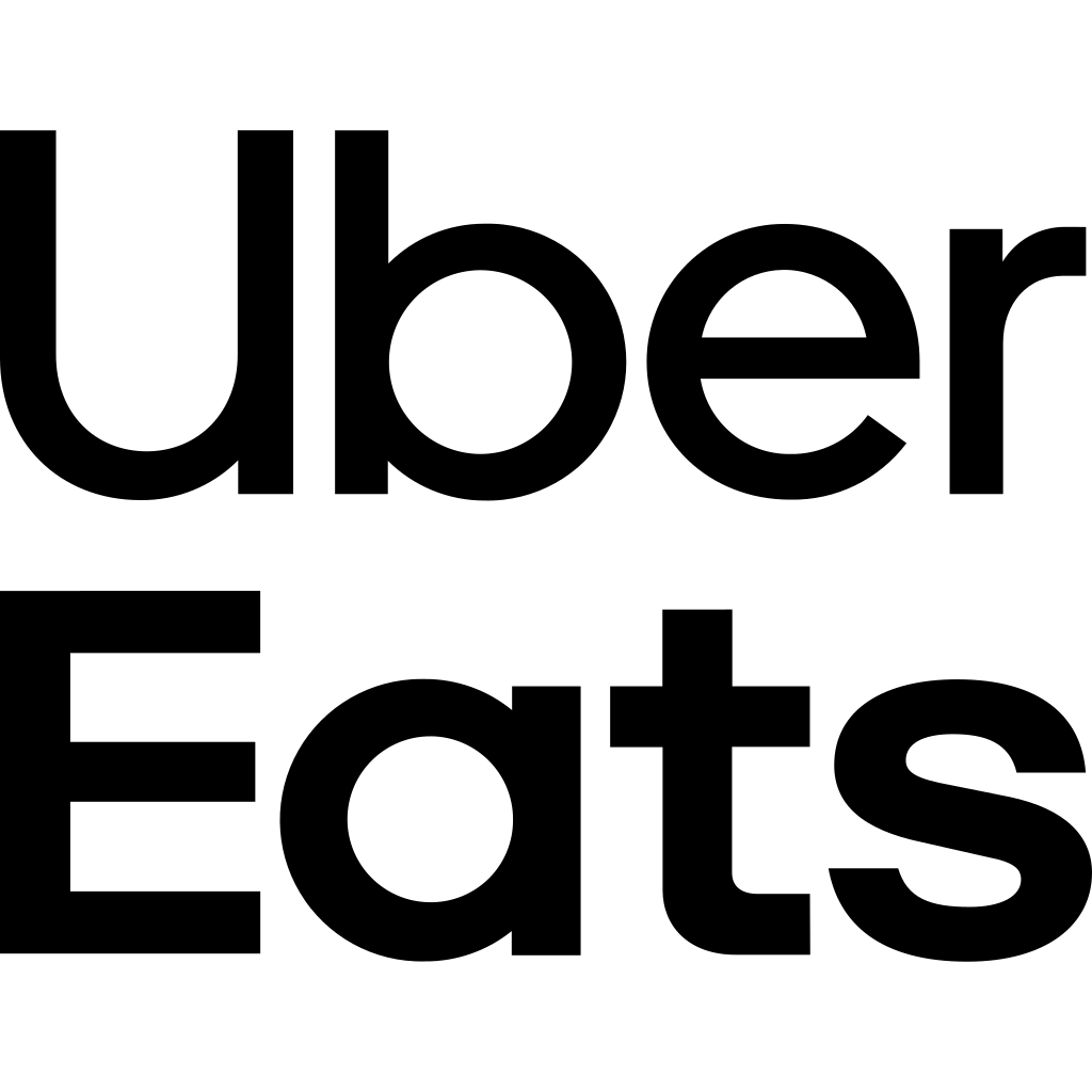 Ubereats Dark logo Ubereats Dark logo