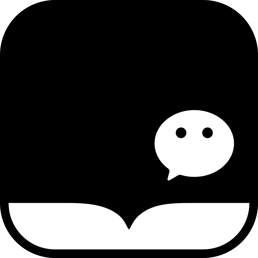 Weread Dark logo Weread Dark logo