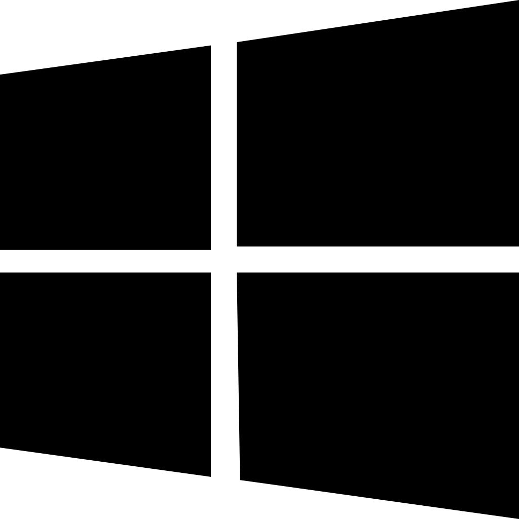 Windows10 Dark logo Windows10 Dark logo