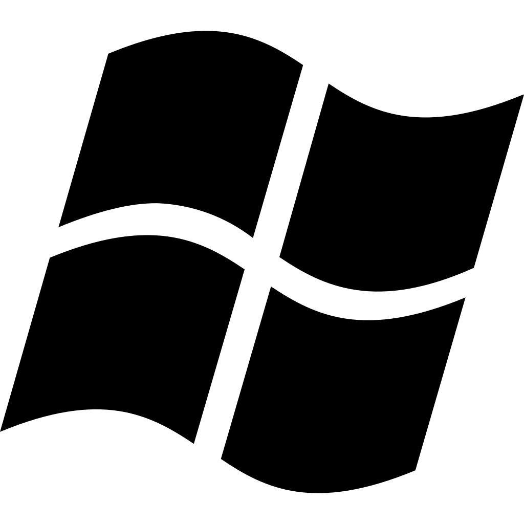 Windowsxp Dark logo Windowsxp Dark logo