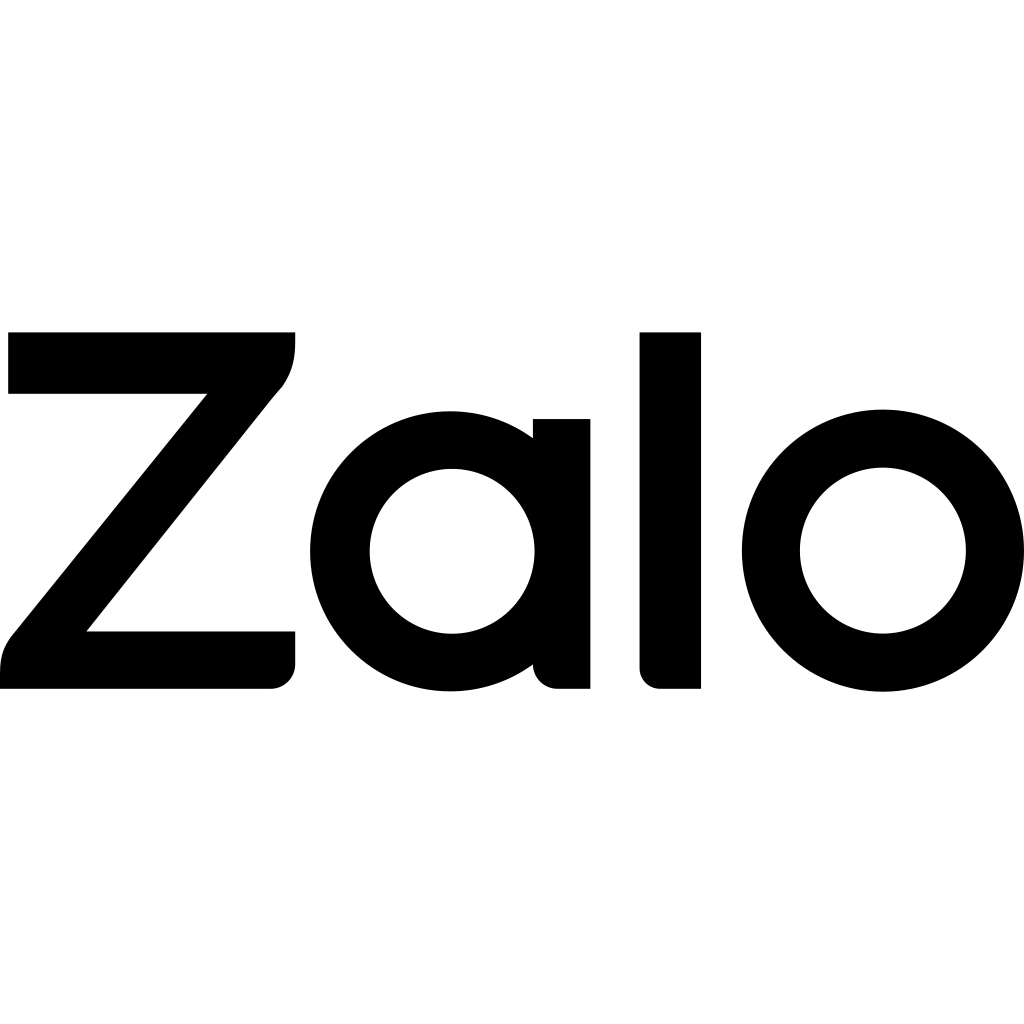 Zalo Dark logo Zalo Dark logo
