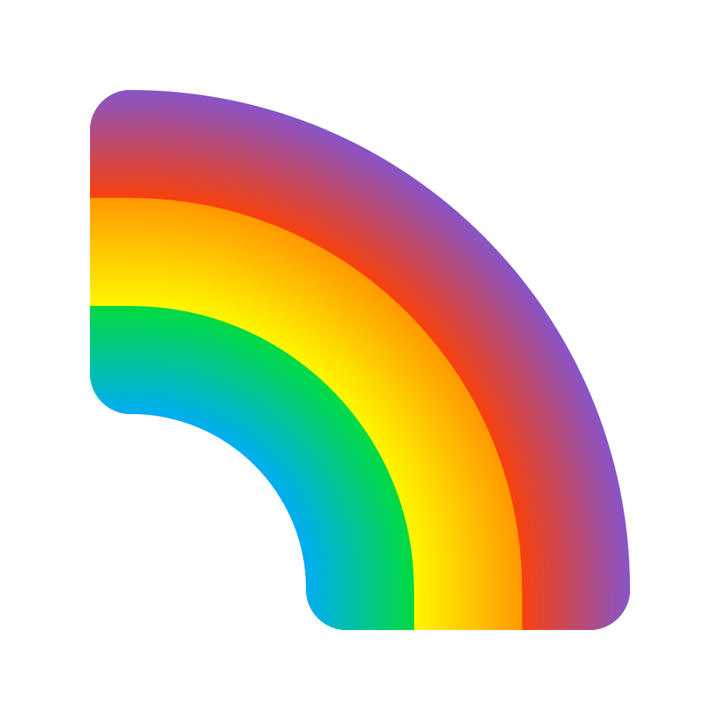 Rainbow logo Rainbow logo